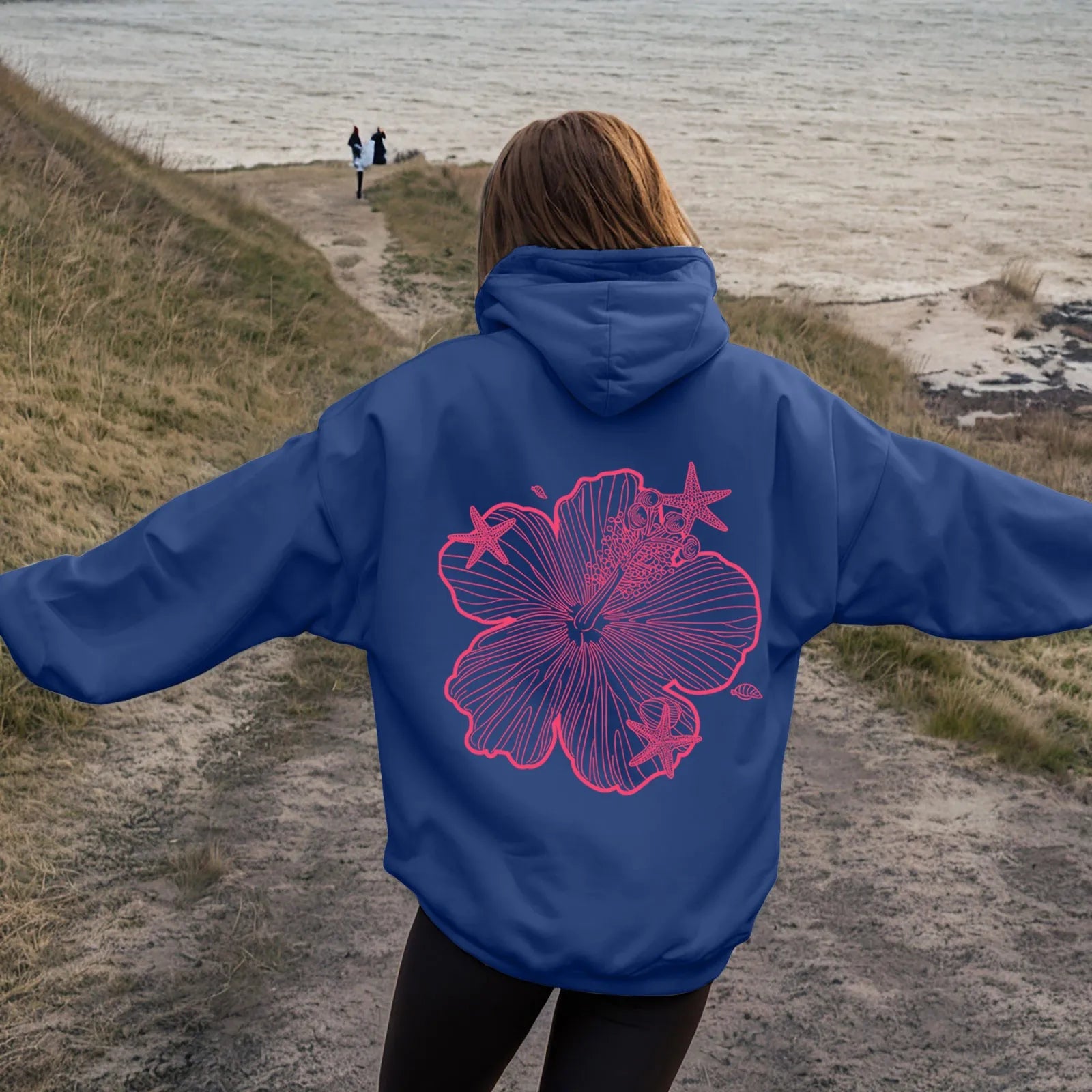 Long Hoodie Sweatshirt